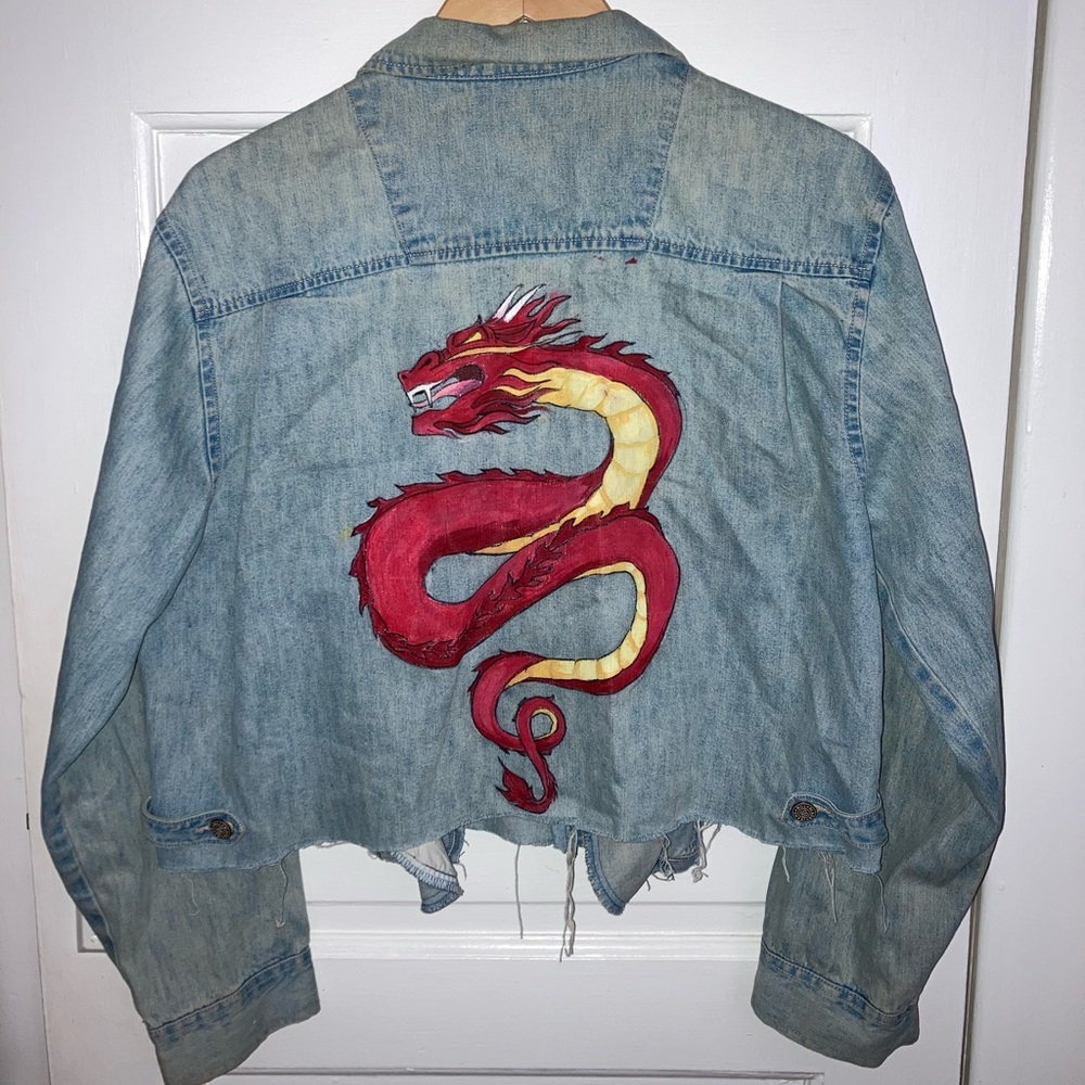 Customized Crop Denim Jacket
